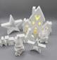 Preview: Deko Set: Lichterhaus groß mit LED-Beleuchtung, 2 Weihnachtswichtel "Tanne und Kranz", 2 Sterne sowie Schriftzug "Winter"